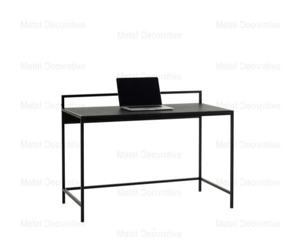 میز تحریر و اداری و کامپیوتر مدرن کد P111 | بدنه فلزی با صفحه رویی MDF | طراحی مدرن و مقاوم